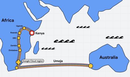 Cabo submarino gigantesco do Google vai ligar dois continentes; conheça