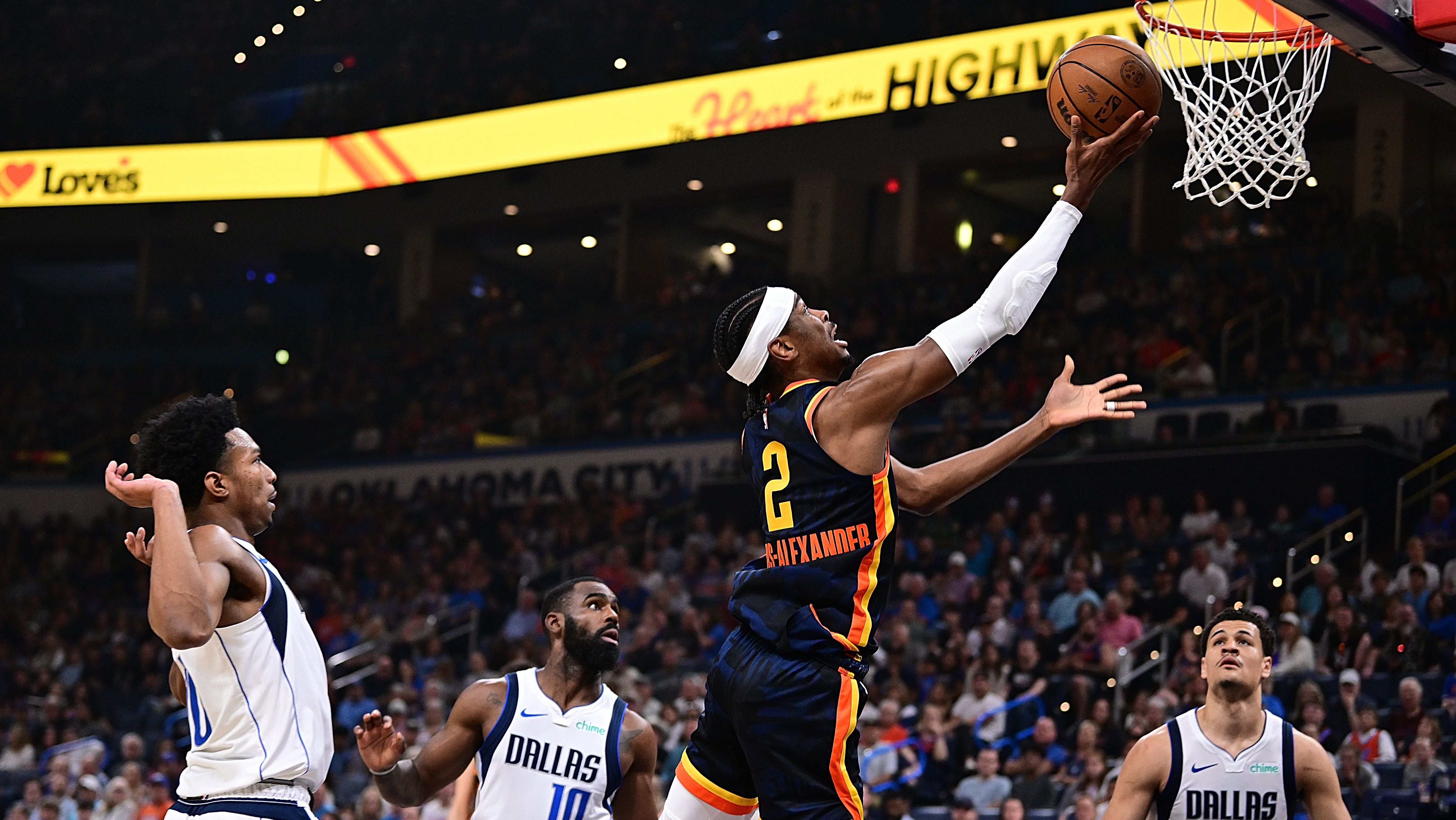 Thunder e Mavericks duelam pelos playoffs da NBA