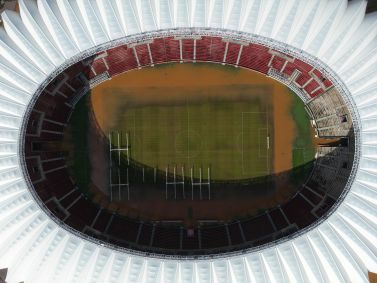 Estádio Beira-Rio alagado