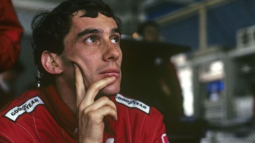 Senna durante o Grande Prêmio do Japão