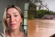 Gisele Bündchen pede ajuda para o RS e se emociona: 