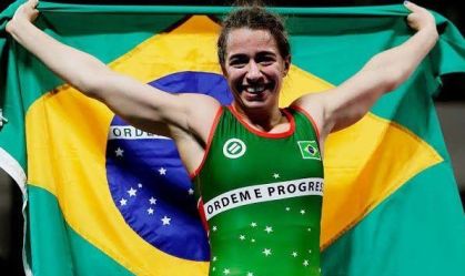 Wrestling: brasileira conquista vaga para Paris 2024