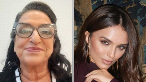Grace Gianoukas e Rafa Kalimann