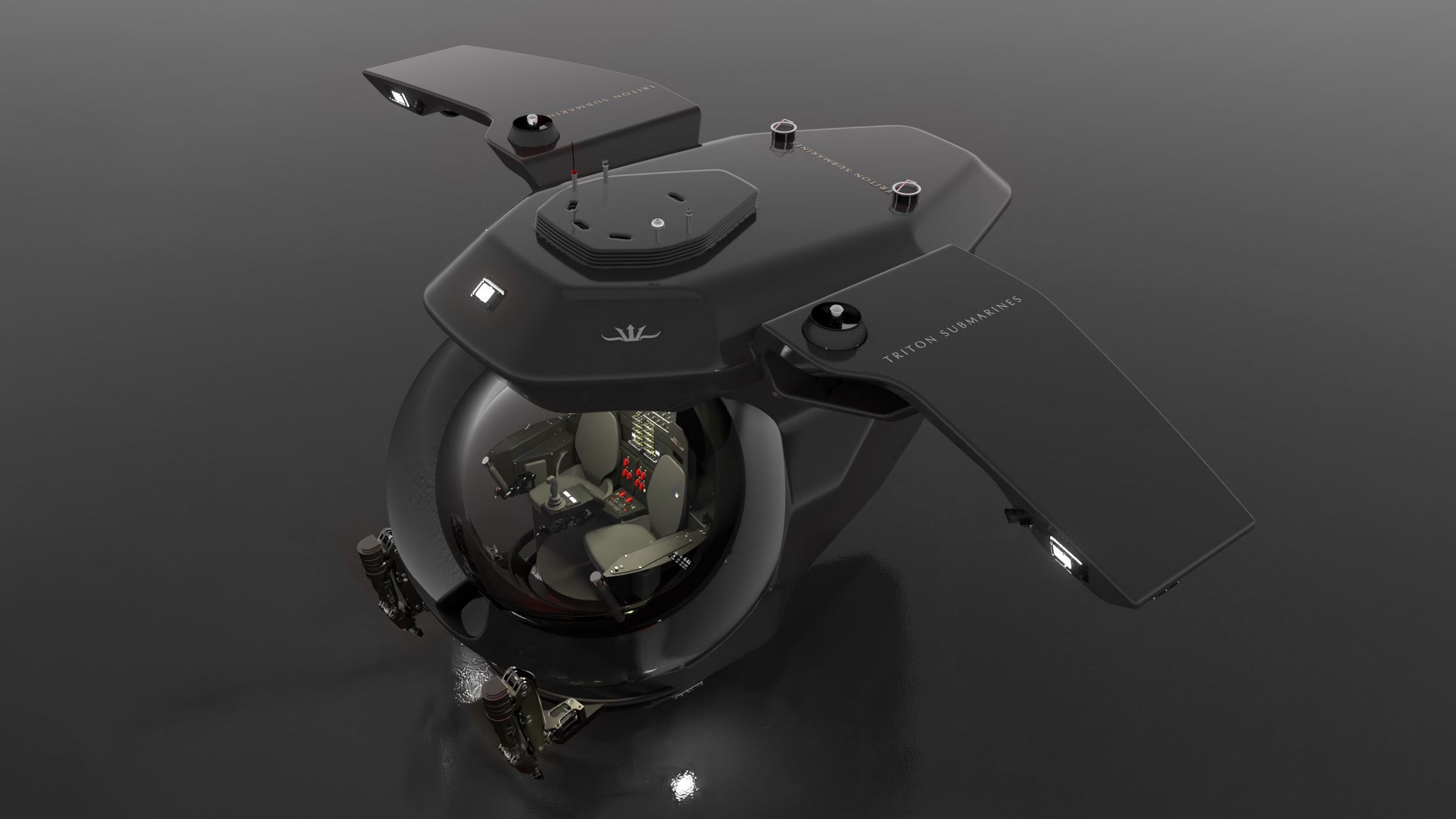 Submersível Triton 4000/2 Abyssal Explorer, que deve ser utilizado para viagem ao Titanic