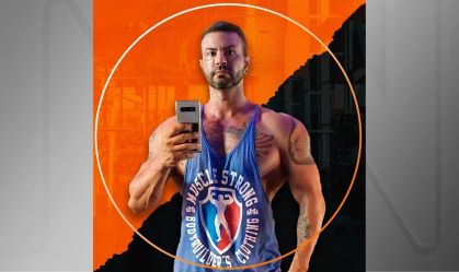 O personal trainer Bruno Fidelis é suspeito de assediar alunas