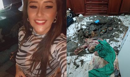 Michele estava desaparecida desde o dia 10 de maio; à direita, local onde o corpo foi achado