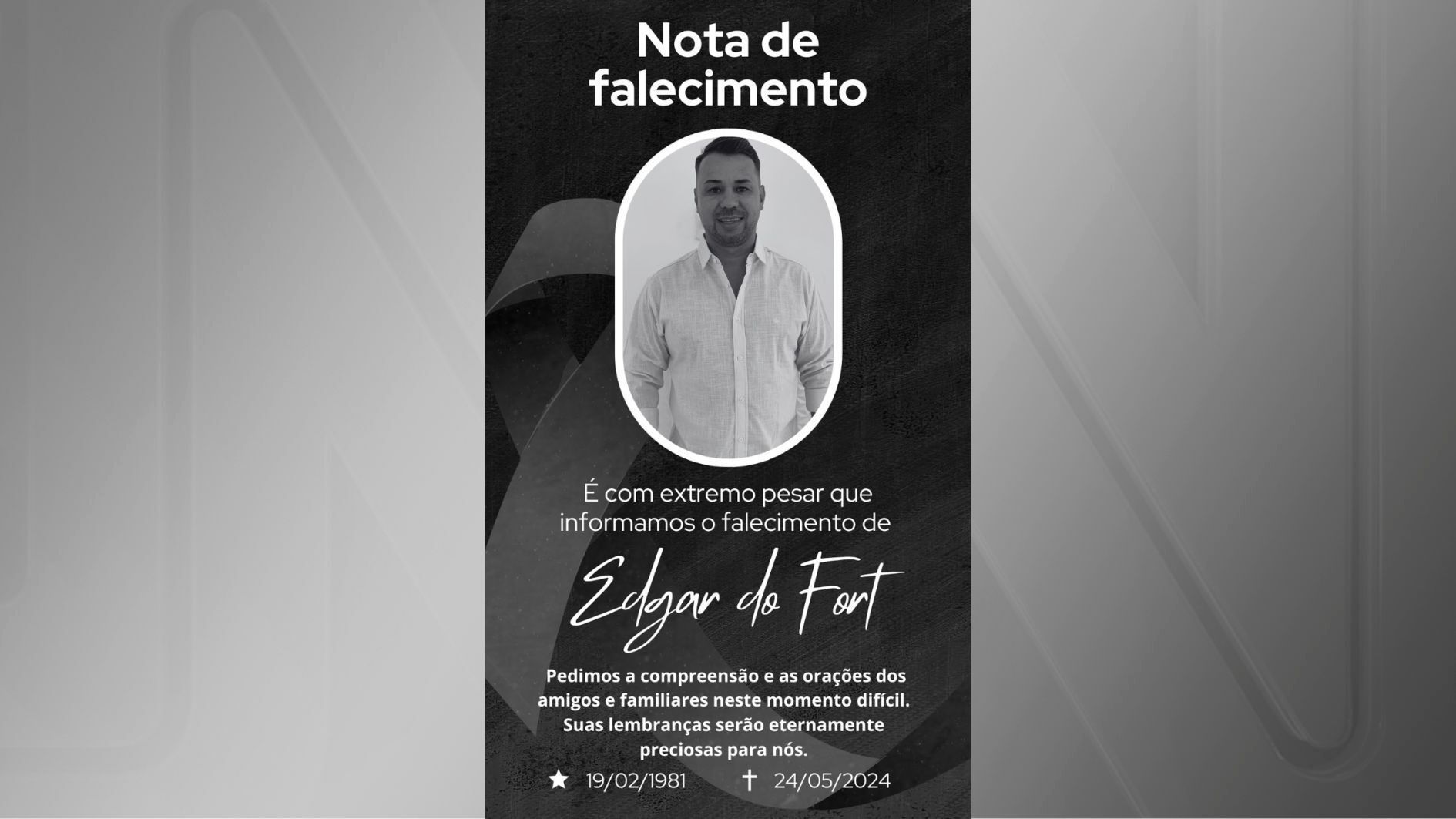 Morte do pré-candidato foi confirmada em seu perfil nas redes sociais