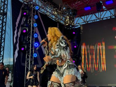 Joelma abriu o segundo dia de apresentações na Micareta São Paulo