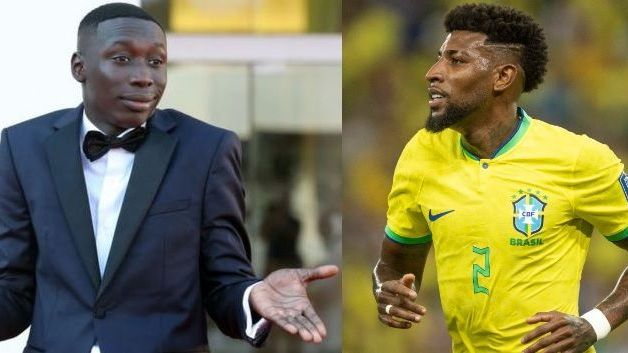 Khaby Lame marca presença no casamento do lateral da Seleção Brasileira Emerson Royal