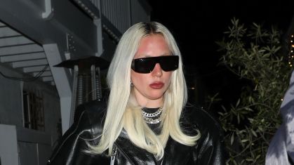 Lady Gaga no restaurante Giorgio Baldi, em Los Angeles, Califórnia, durante jantar de aniversário, no final de março de 2024