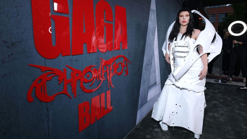 Lady Gaga na première de "Chromatica Ball" • David Jon/Getty Images for HBO