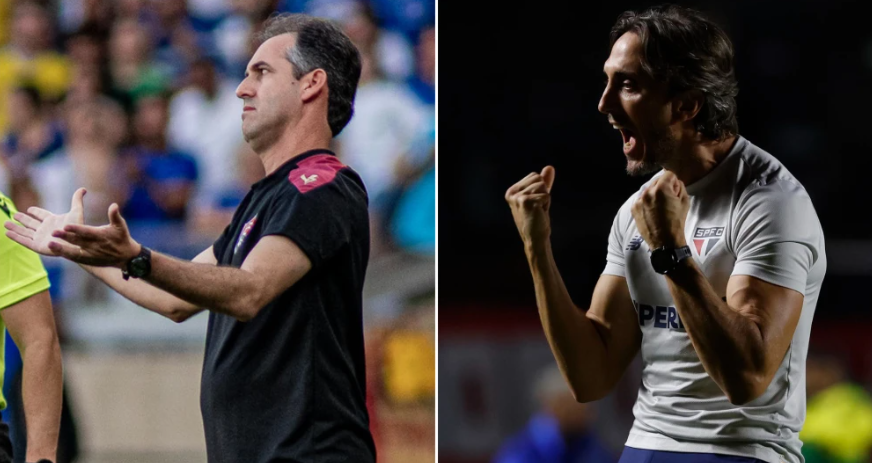Léo Condé e Zubeldía comandam Vitória e São Paulo