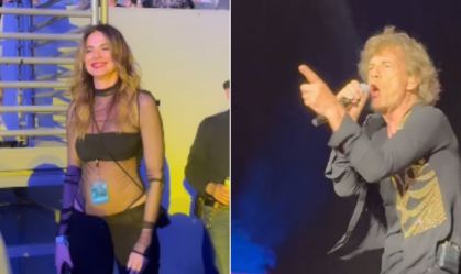 Em NY, Luciana Gimenez prestigia Mick Jagger e vai a show dos Rolling Stones