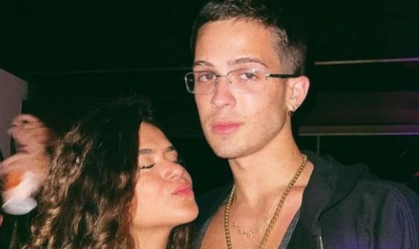 Maisa passeia de barco com João Guilherme em viagem de Ano Novo