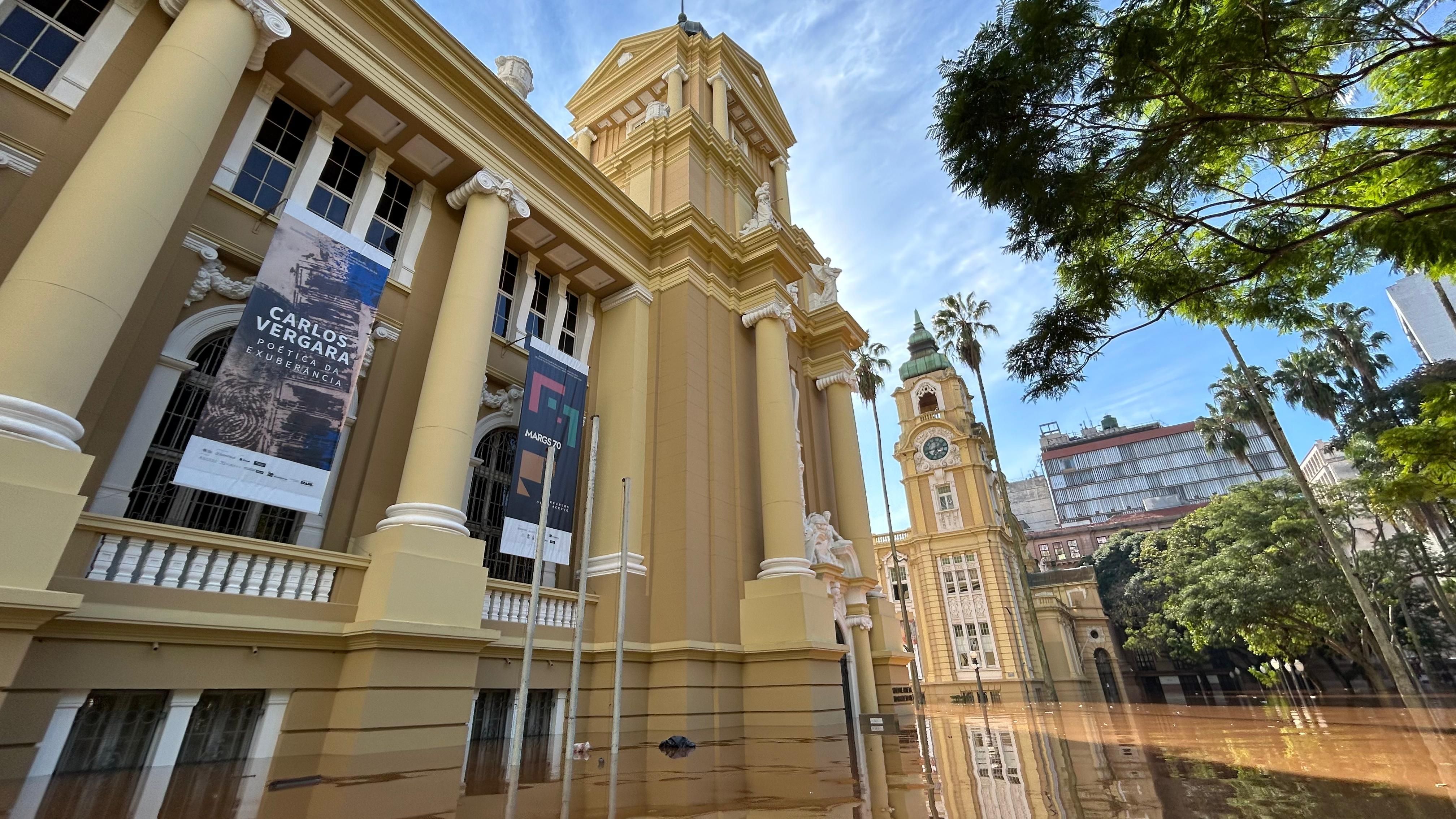 Margs atingido por enchentes em Porto Alegre, no Rio Grande do Sul