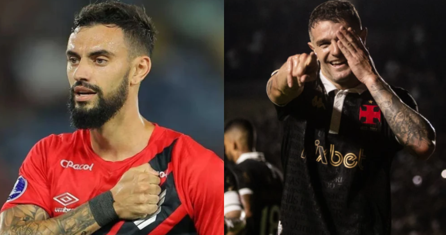 Mastriani e Vaggeti são esperança de gol para o Furacão e Vasco
