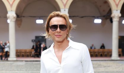 Matheus Mazzafera na Semana da Moda de Milão