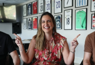 Filhos e mulher de Faustão fazem brincadeira de Dia das Mães; assista