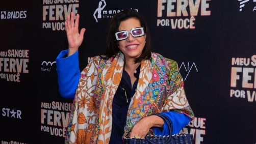 Narcisa Tamborindeguy na pré-estreia de "Meu Sangue Ferve Por Você"