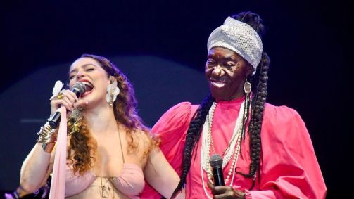 Natascha Falcão e Lia de Itamaracá