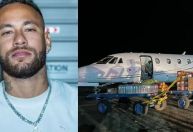 Vídeo: Neymar mostra jatos e alimentos enviados ao RS