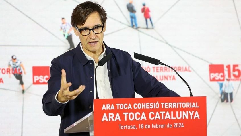 Salvador Illa, candidato do Partido Socialista da Catalunha (PSC) / Reprodução/Instagram