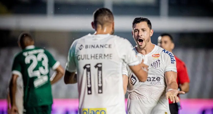 Santos goleou o Guarani pelo Brasileirão Série B