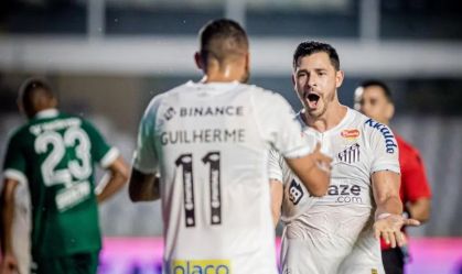 Santos goleia o Guarani e mantém 100% de aproveitamento na Série B