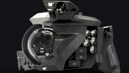 Submersível Triton 4000/2 Abyssal Explorer, que deve ser utilizado para viagem ao Titanic