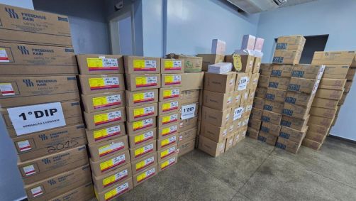 Materiais foram apreendidos quando estavam sendo transportados por um integrante da quadrilha