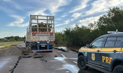 Enchentes no RS: 50 rodovias estaduais seguem bloqueadas no estado