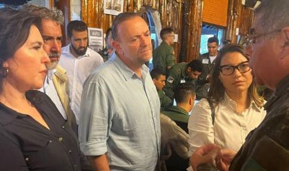 Comitiva do governo federal no Rio Grande do Sul