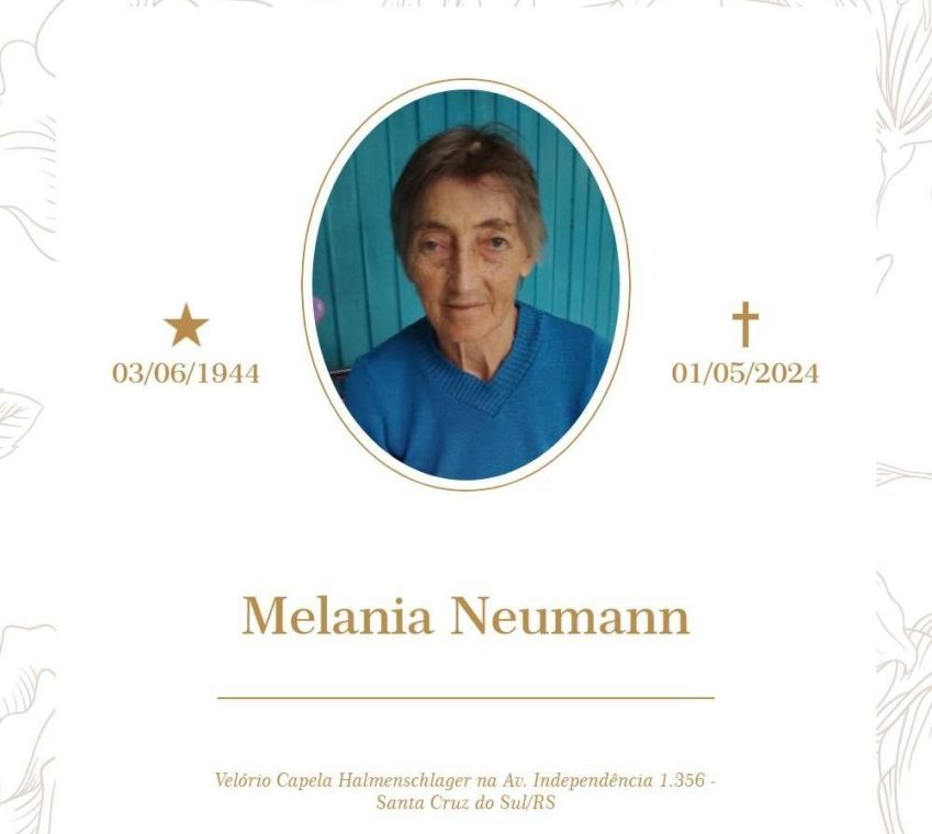 Melania Neumann / Redes Sociais