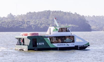 Imagem de destaque do post: Transporte hidroviário na represa Billings é inaugurado em SP