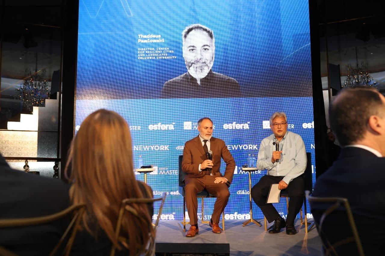 Professor da Universidade de Columbia, Thaddeus Pawlowski, em evento do Esfera Brasil, em Nova York. / 13/05/2024