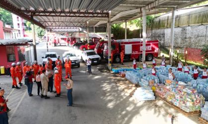 Imagem de destaque do post: Mais 25 bombeiros baianos são enviados para ajudar vítimas no Rio Grande do Sul