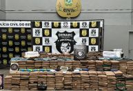 Mãe e filhos são presos com drogas avaliadas em R$ 7,5 milhões no Amazonas