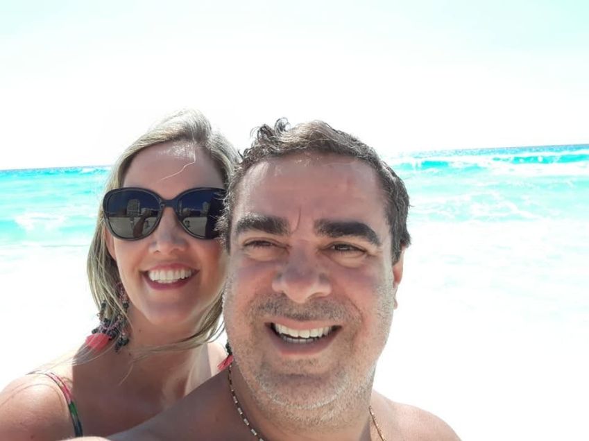 Walter José Roberte Borges e a esposa Daianny Coimbra Ulhoa. / Reprodução: Redes Sociais