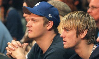 Nick Carter e Aaron Carter no WWE Monday Night RAW