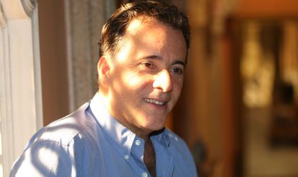 O ator Tony Ramos durante entrevista coletiva sobre o lançamento da novela "Caminho das Índias"