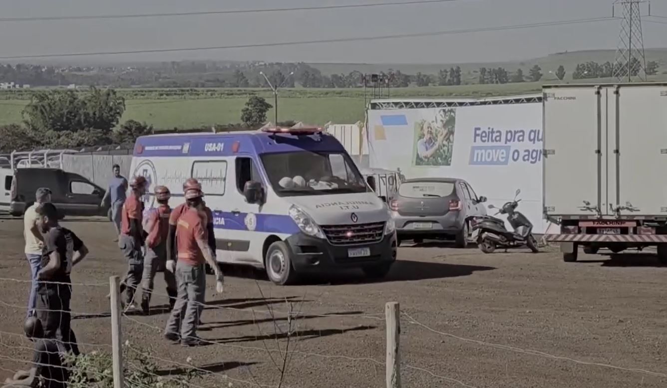 agrishow acidente tenda
