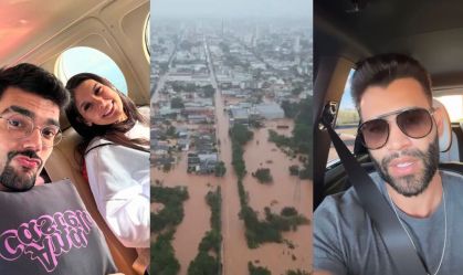 Ídolos do sertanejo reúnem doações para vítimas das chuvas no RS