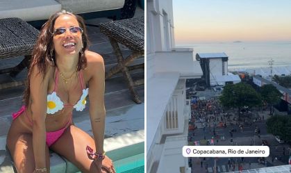 Anitta compartilha story do Copacabana Palace, onde Madonna está hospedada