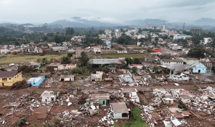 Enchentes no Rio Grande do Sul: veja destruição em cidade do interior gaúcho