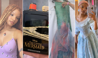 Halle Bailey compartilha fotos dos bastidores de "A Pequena Sereia"; veja