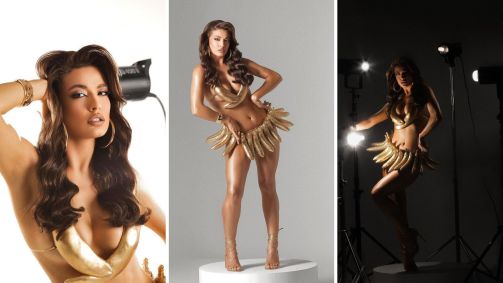 Beatriz Reis recria look de banana usado no BBB 24