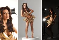Ex-BBB Beatriz surge com look de banana para celebrar aniversário