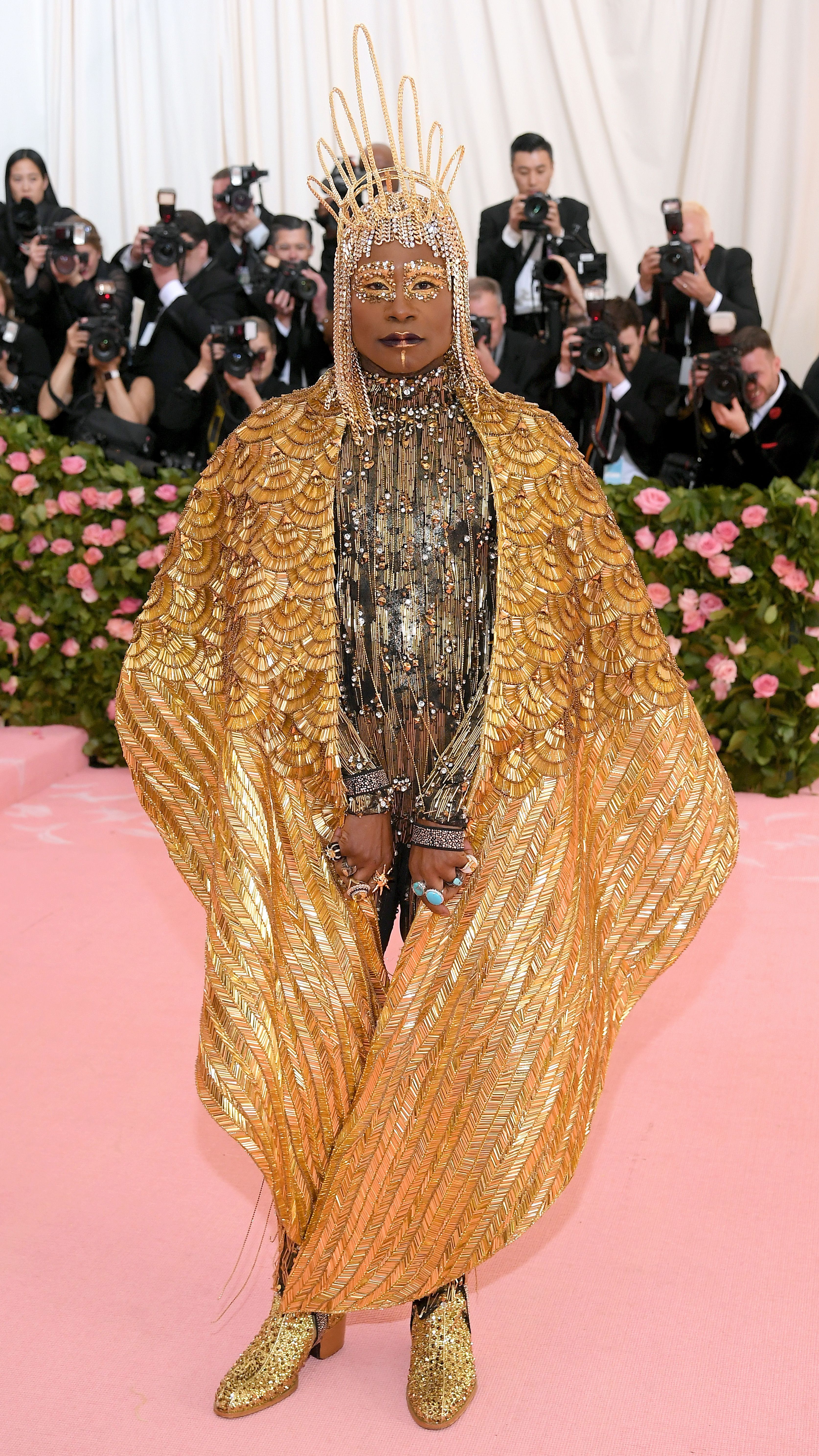 Billy Porter no Met Gala 2019 • Neilson Barnard/Getty Images
