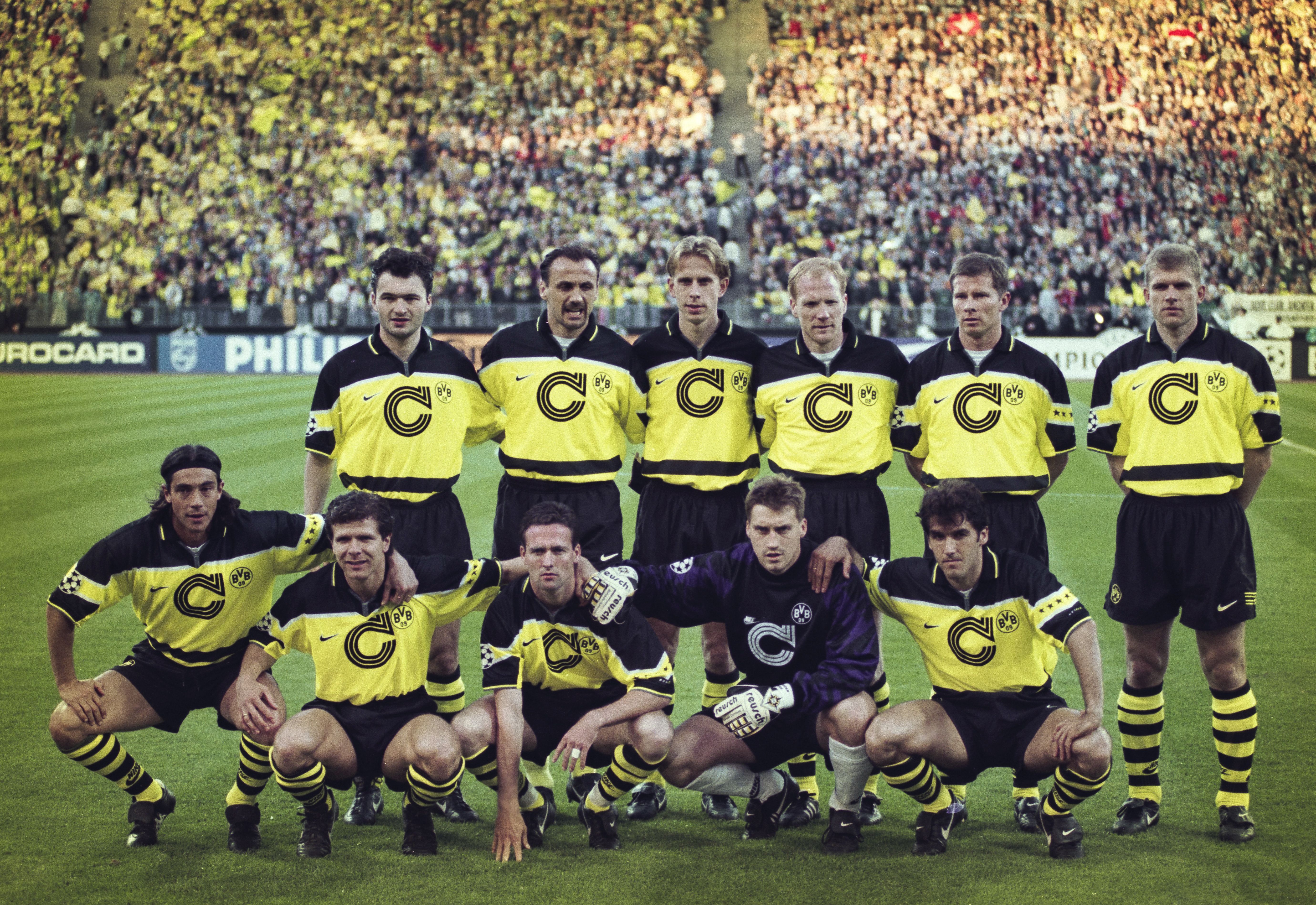 Borussia Dortmund, campeão da Champions League de 1996/97