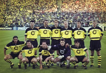 Borussia Dortmund, campeão da Champions League de 1996/97